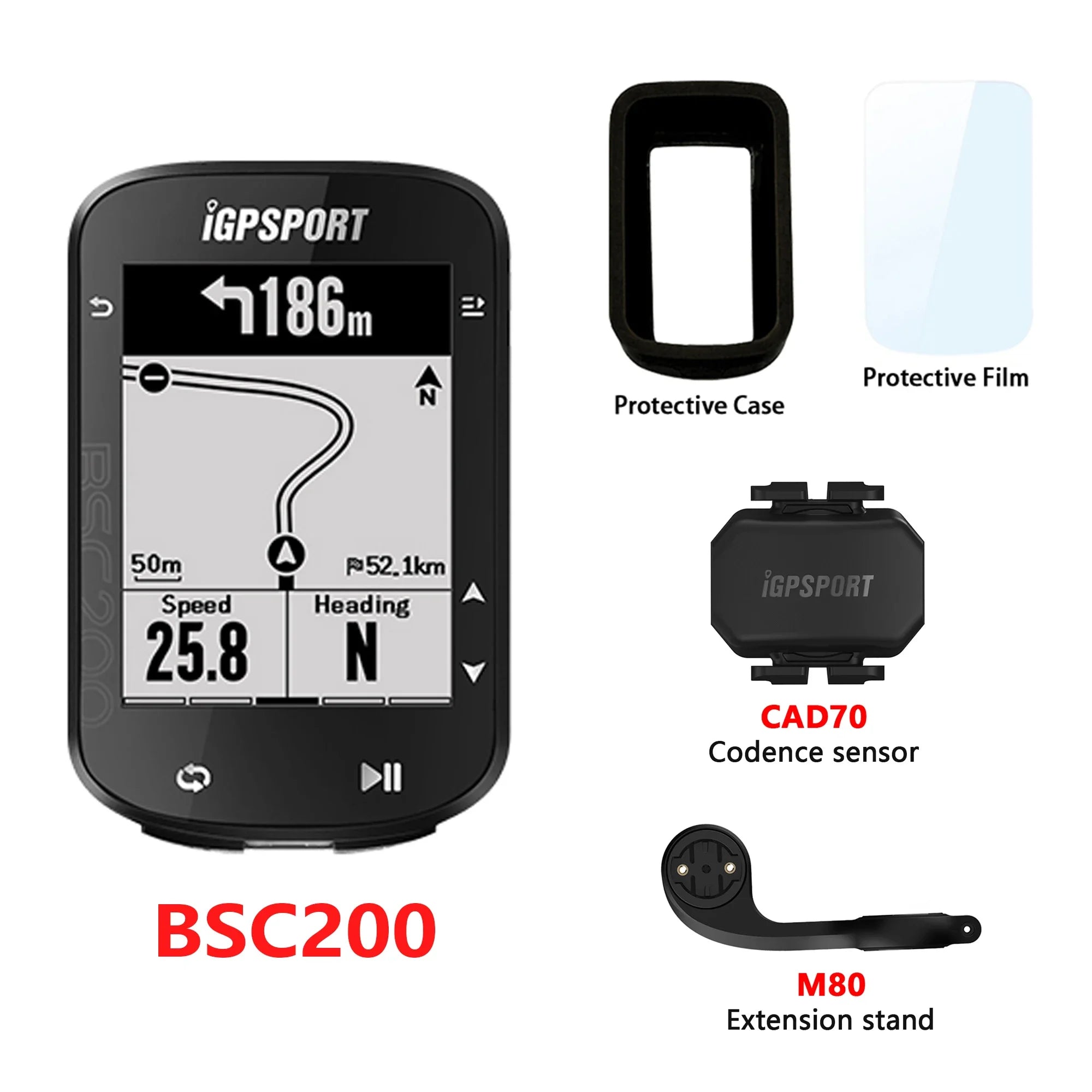 ⭐ iGPSPORT BSC200 – Ciclocomputador GPS calidad-precio top