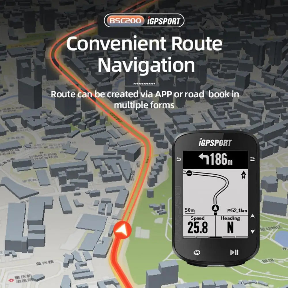 ⭐ iGPSPORT BSC200 – Ciclocomputador GPS calidad-precio top