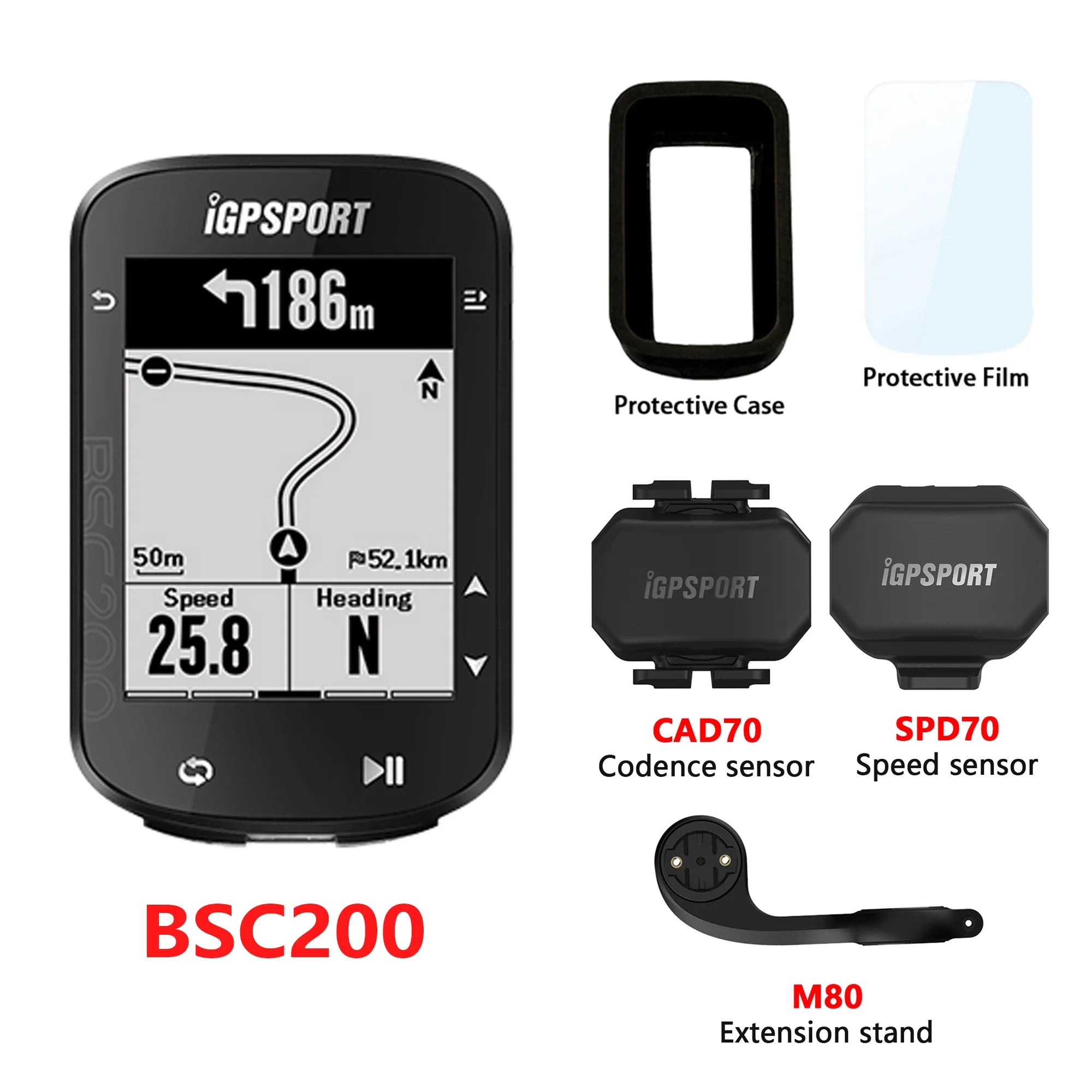 ⭐ iGPSPORT BSC200 – Ciclocomputador GPS calidad-precio top