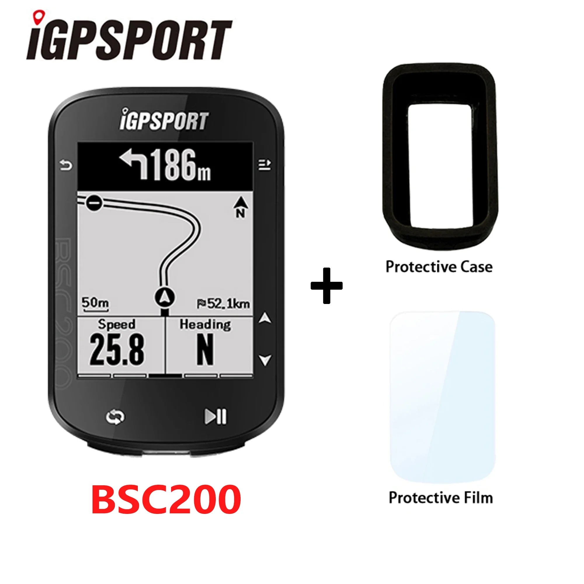 ⭐ iGPSPORT BSC200 – Ciclocomputador GPS calidad-precio top