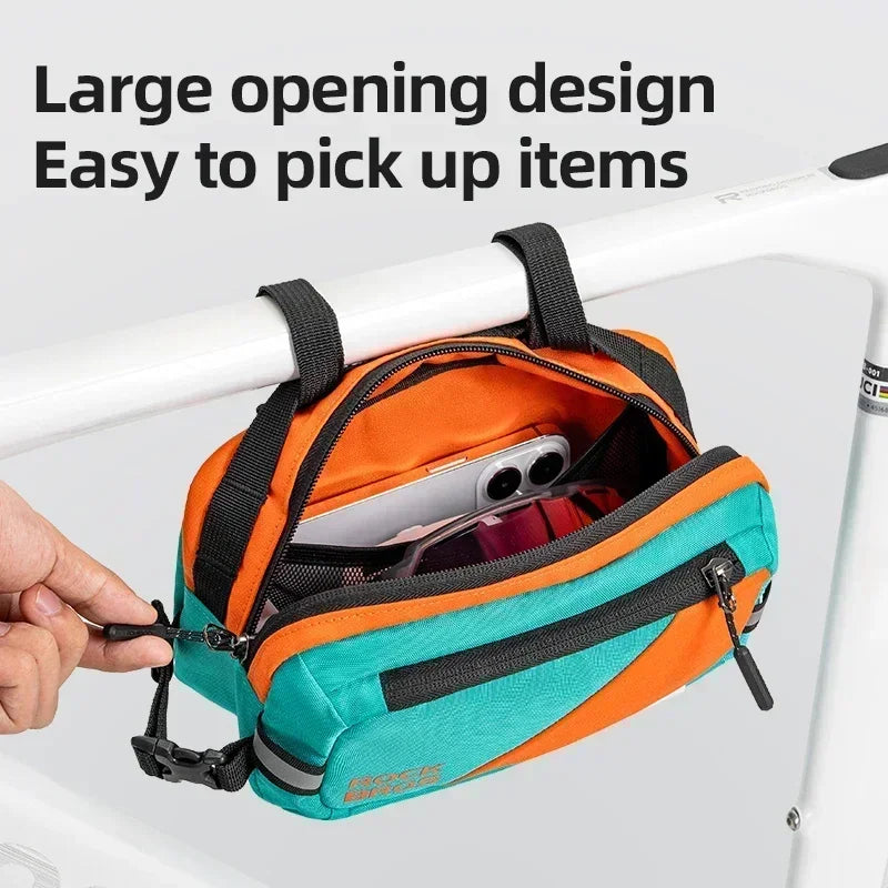ROCKBROS Bolsa de Manillar Rockbros para Bicicleta | Impermeable y Polivalente 2,5L