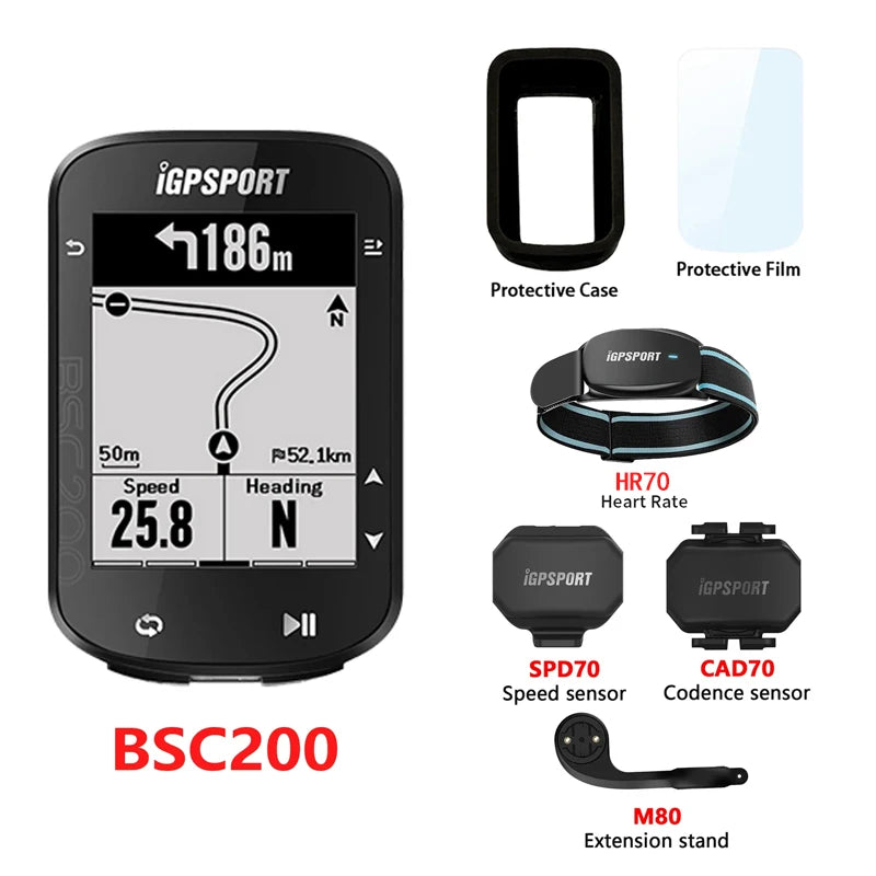 ⭐ iGPSPORT BSC200 – Ciclocomputador GPS calidad-precio top