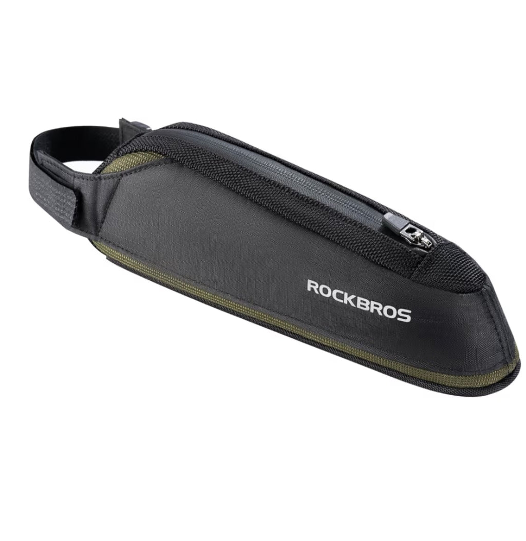 ROCKBROS Bolsa Cuadro Bicicleta, Bolsa Tubo Superior 0,65L Reflectante Accesorio Bicicleta para MTB Carretera Gravel.